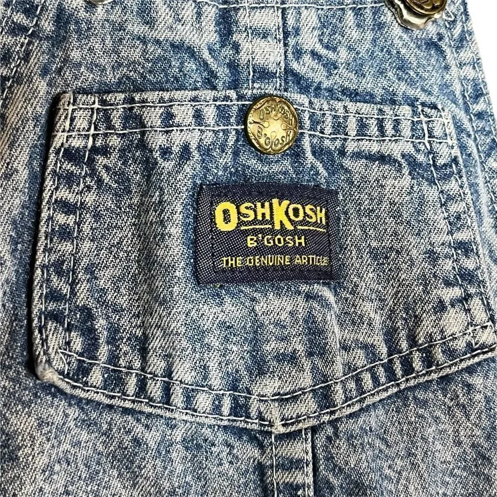Vintage Oshkosh B’Gosh Acid Wash Jean Overalls‎
